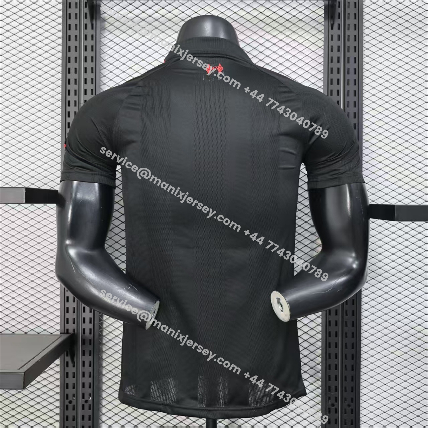 ManixJersey.com | Liver.pool 25-26 Black Special Whit Red Sponsor Jersey - Player Version -Customize Name, Number and Patch | Worldwide Shipping