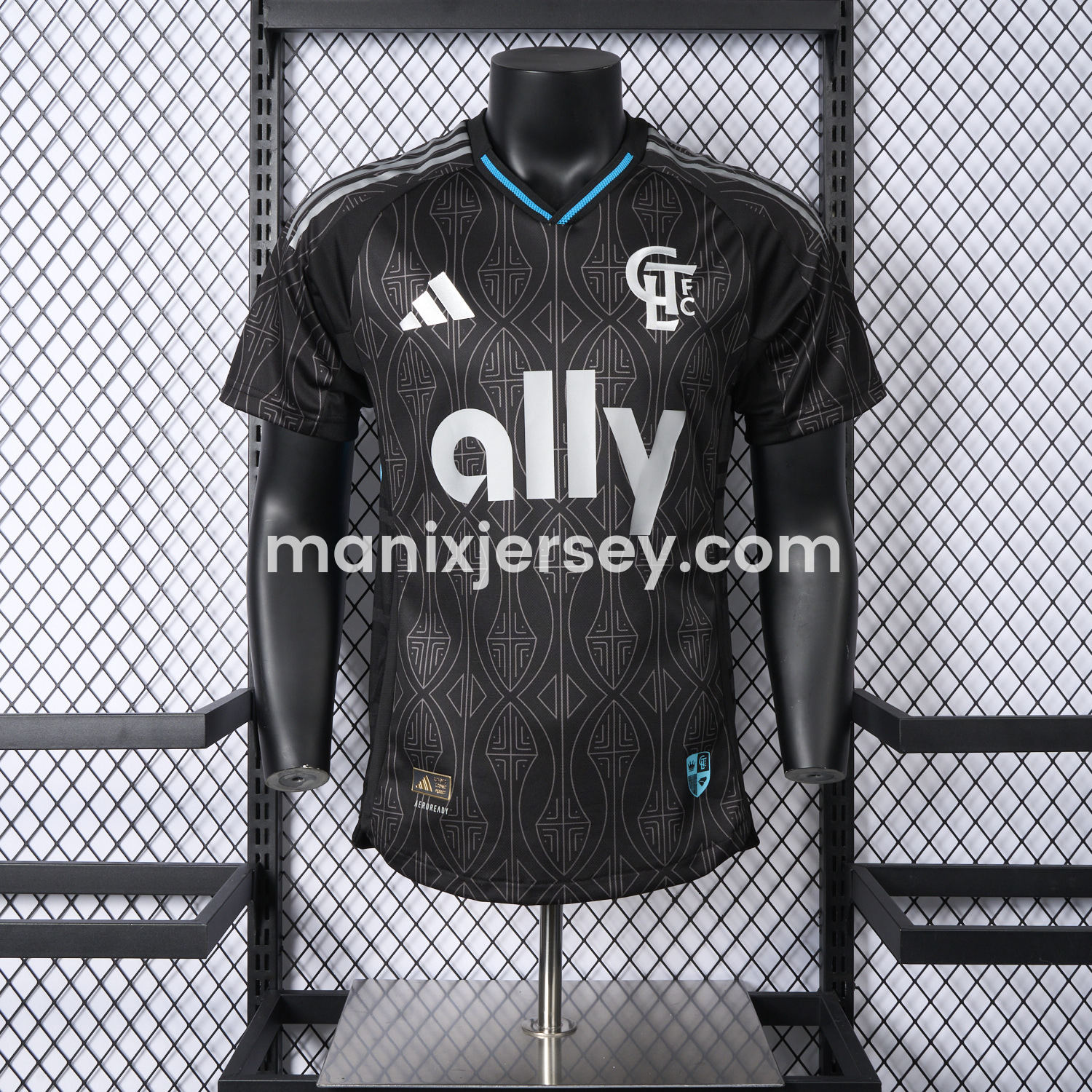 ManixJersey.com | Charlotte 2025 Away Jersey - Player Version -Customize Name, Number and Patch | Worldwide Shipping