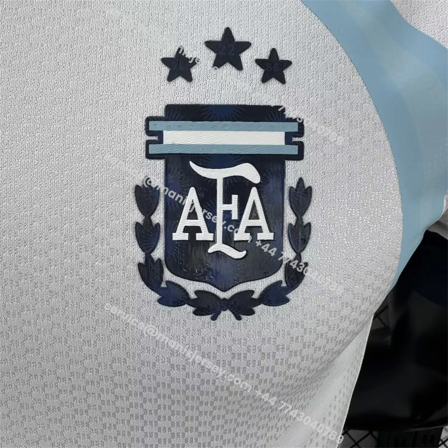 ManixJersey.com | Argentina 2026 White Pre-Match Training Jersey - Player Version -Customize Name, Number and Patch | Worldwide Shipping