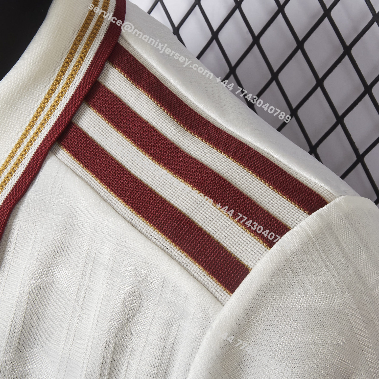 ManixJersey.com | 【Embroidered Flower Version】Arsenal 25-26 Third White Jersey - Player Version -Customize Name, Number and Patch | Worldwide Shipping