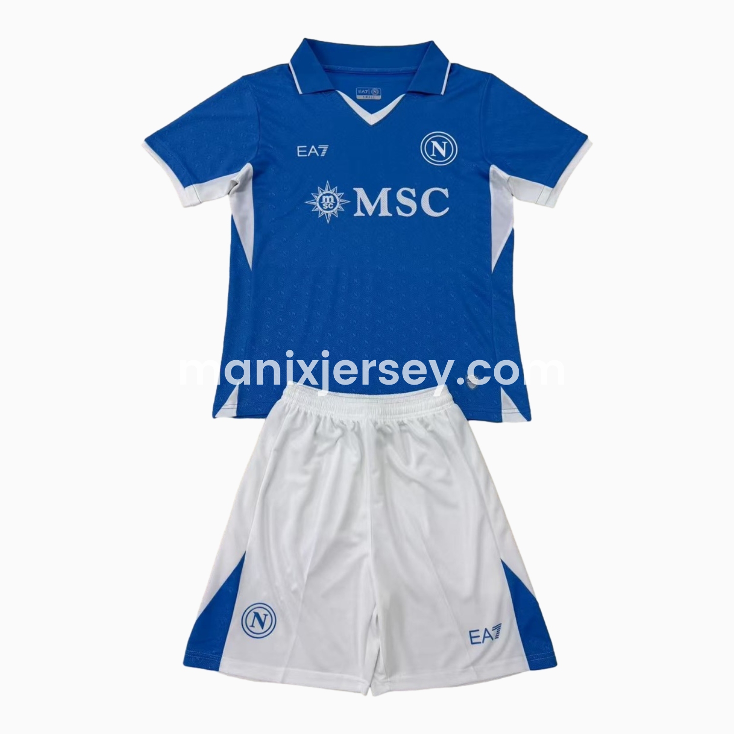 ManixJersey.com | Napoli 24-25 Home Kids Kit -Customize Name, Number and Patch | Worldwide Shipping