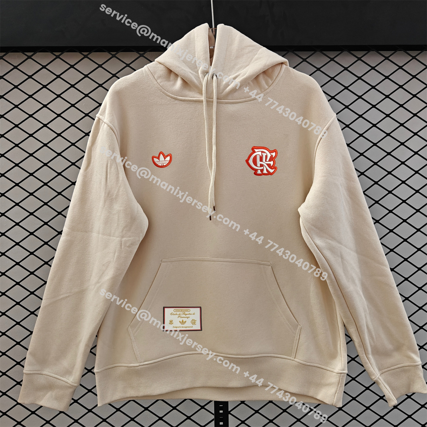 ManixJersey.com | Flamengo 25-26 Originals Terrace Icon Unisex Pullover Hoodie -Customize Name, Number and Patch | Worldwide Shipping