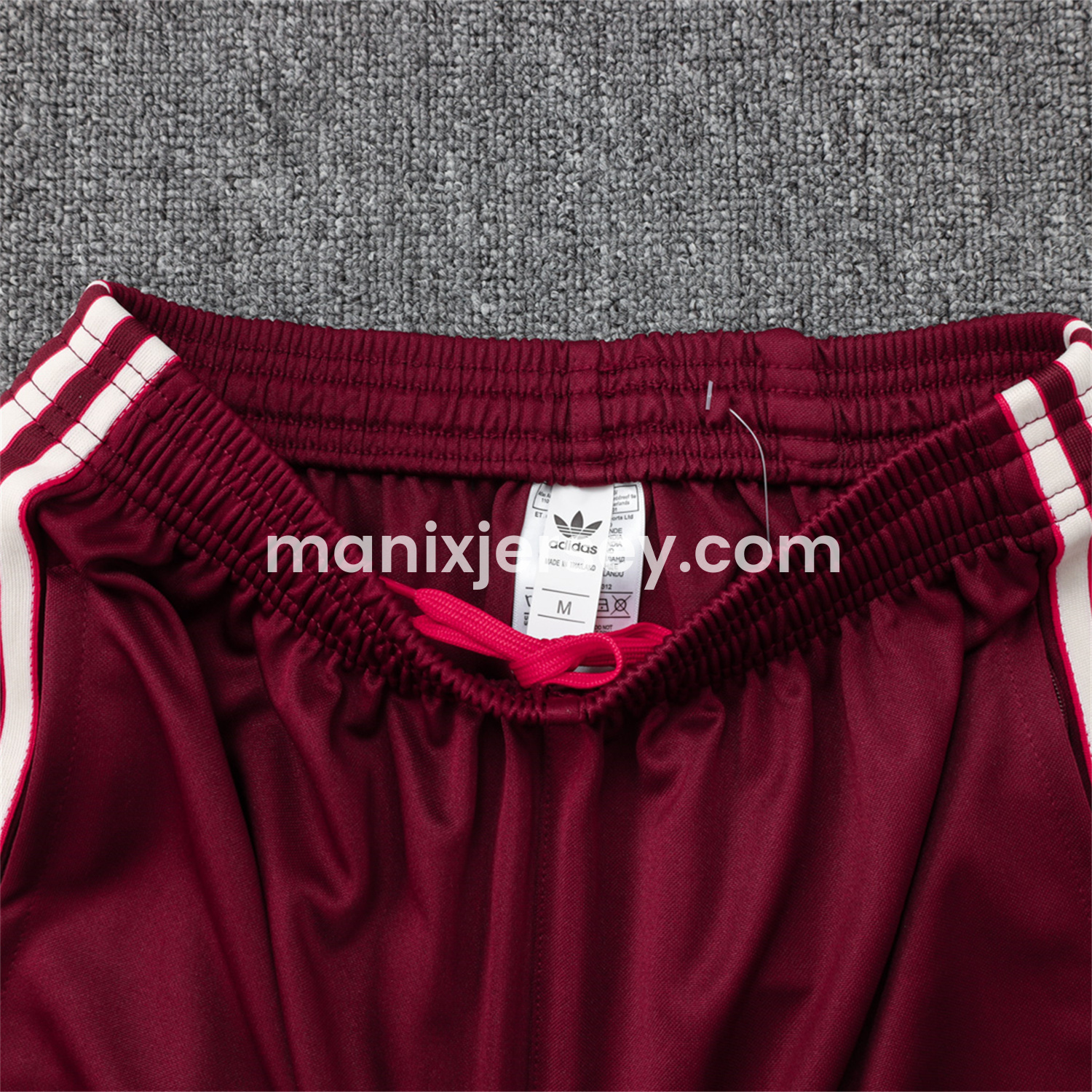 ManixJersey.com | Bayern Munich 25-26 Originals Terrace Icon Jacket Training Tracksuit - Deep Red -Customize Name, Number and Patch | Worldwide Shipping