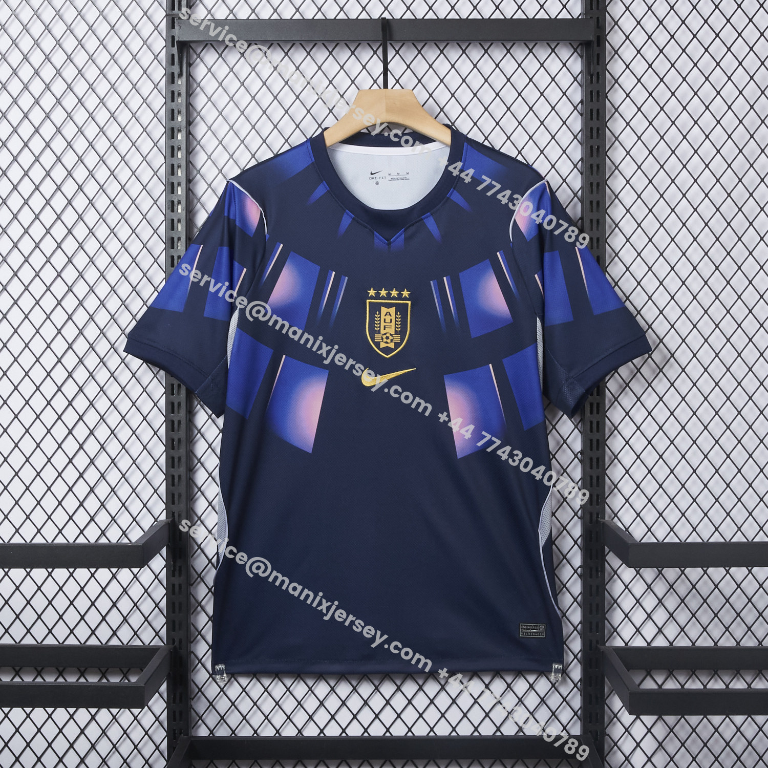 ManixJersey.com | Uruguay 2026 Away Jersey - Fans Version -Customize Name, Number and Patch | Worldwide Shipping