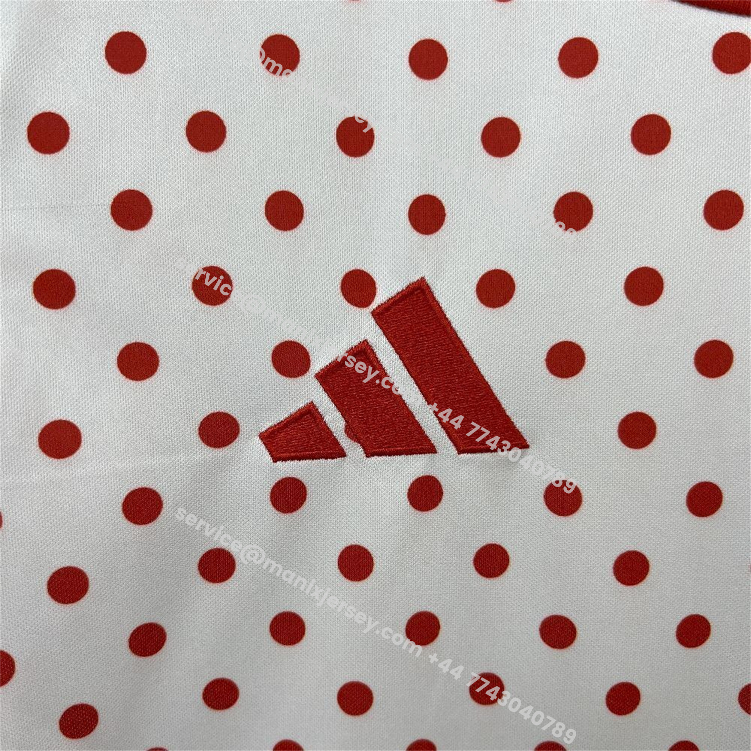 ManixJersey.com | Sevilla 25-26 Red Points White Training Jersey - Fans Version -Customize Name, Number and Patch | Worldwide Shipping