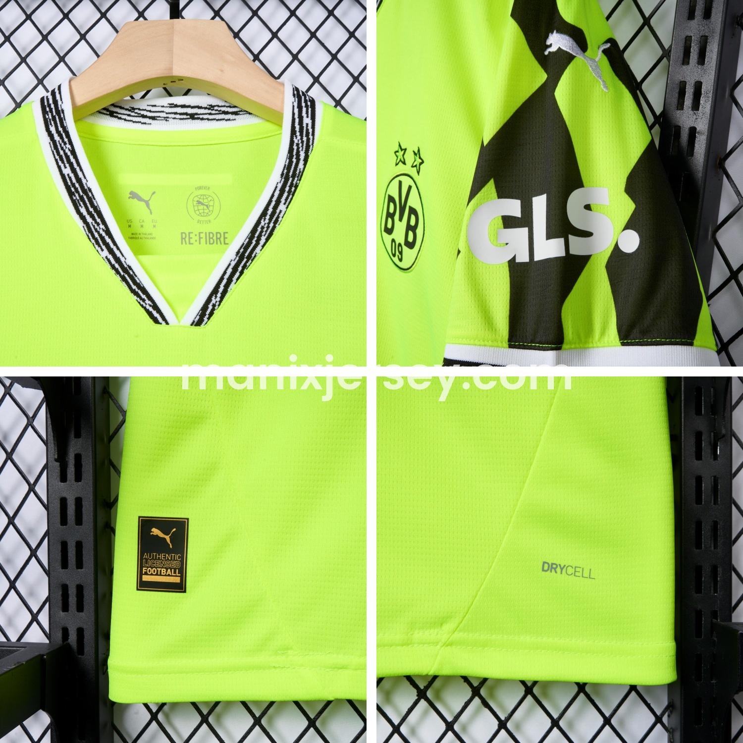 ManixJersey.com | Dortmund 24-25 Yellow Alert Special Edition Jersey - Fans Version -Customize Name, Number and Patch | Worldwide Shipping