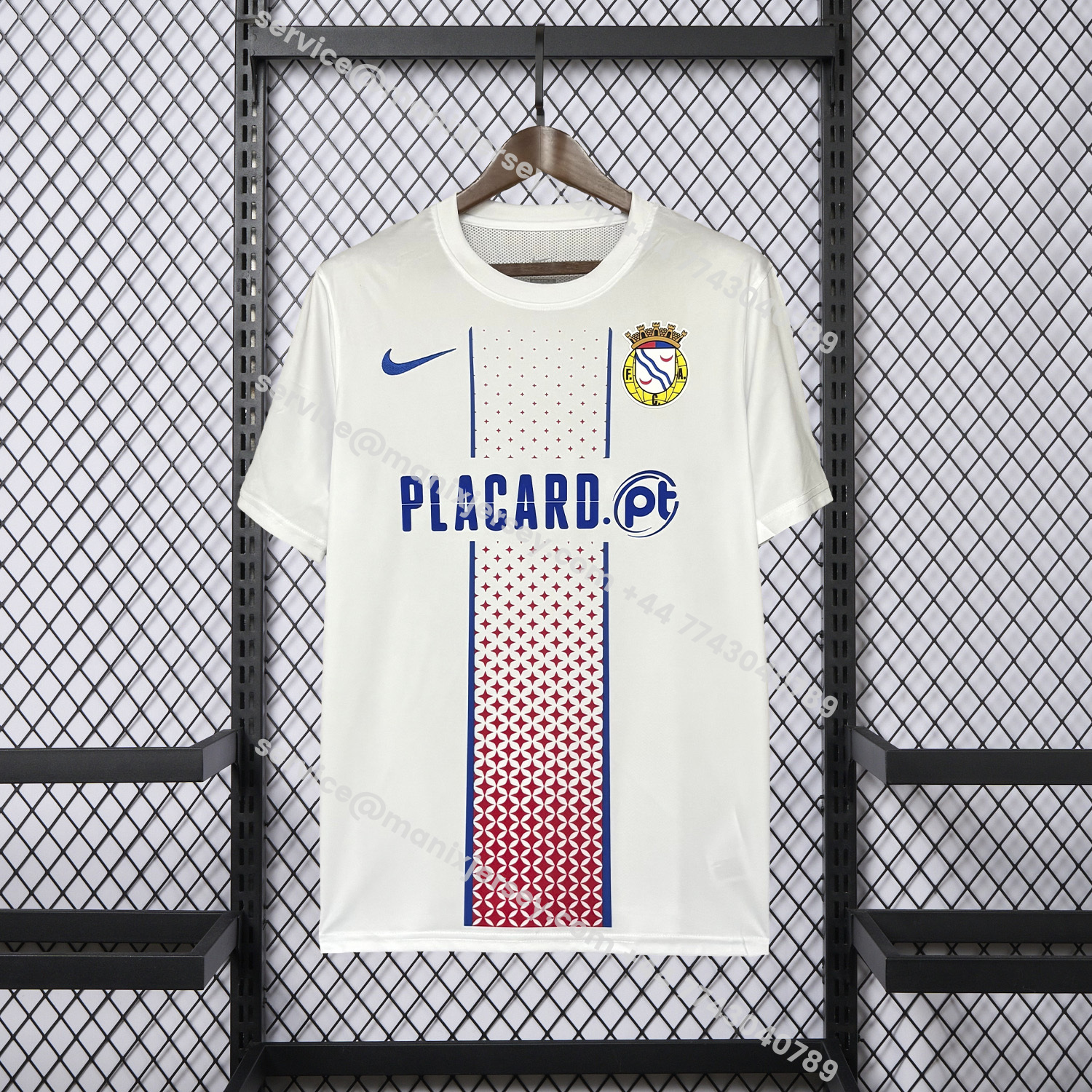 ManixJersey.com | Alverca 25-26 Away White Jersey - Fans Version -Customize Name, Number and Patch | Worldwide Shipping
