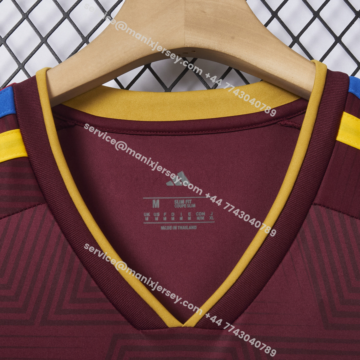 ManixJersey.com | Venezuela 2026 Home Jersey - Fans Version -Customize Name, Number and Patch | Worldwide Shipping