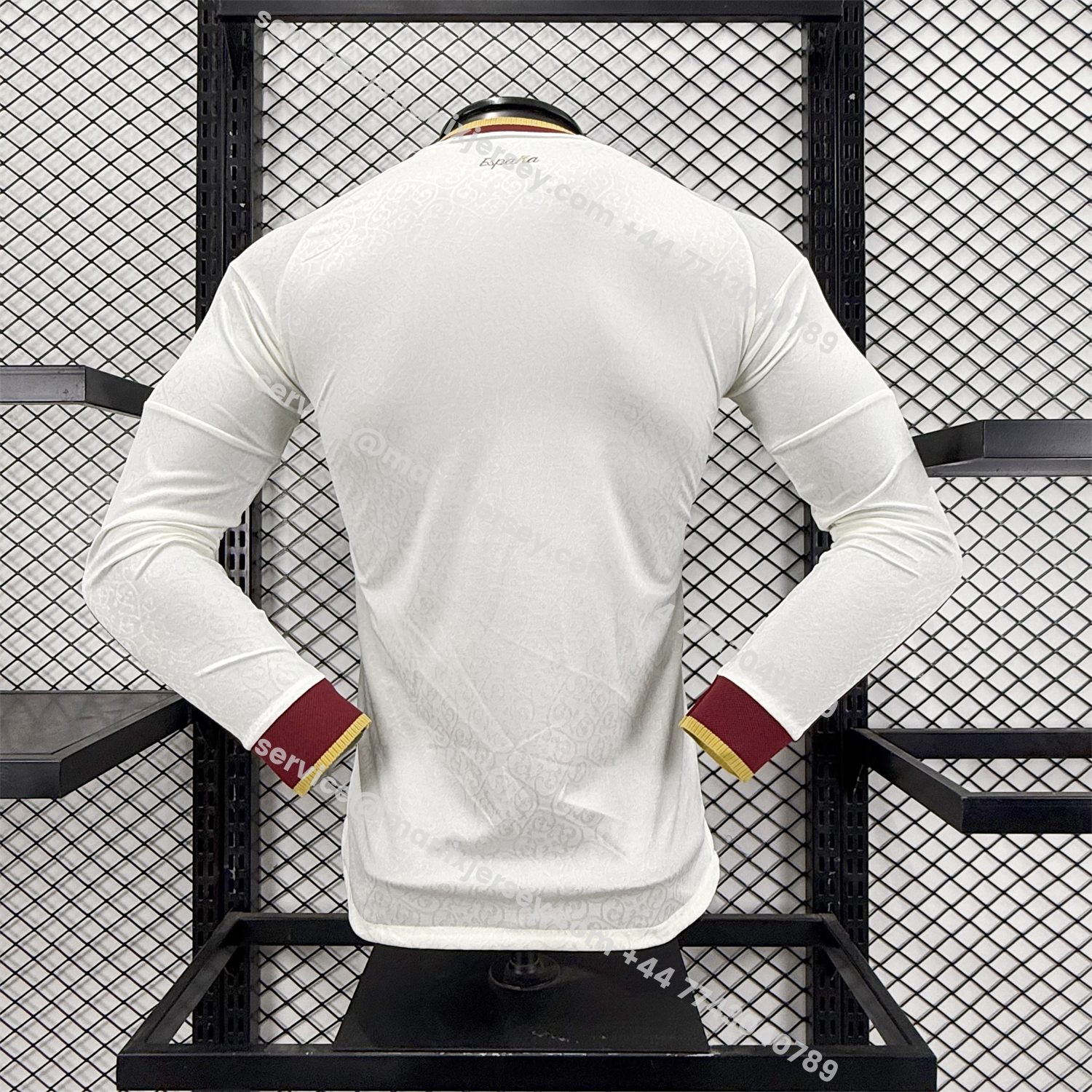 Spain 2026 Away Long Sleeves Jersey - Player Version:football jersey mysite: unitedjerseyfootball 邓江浪:football