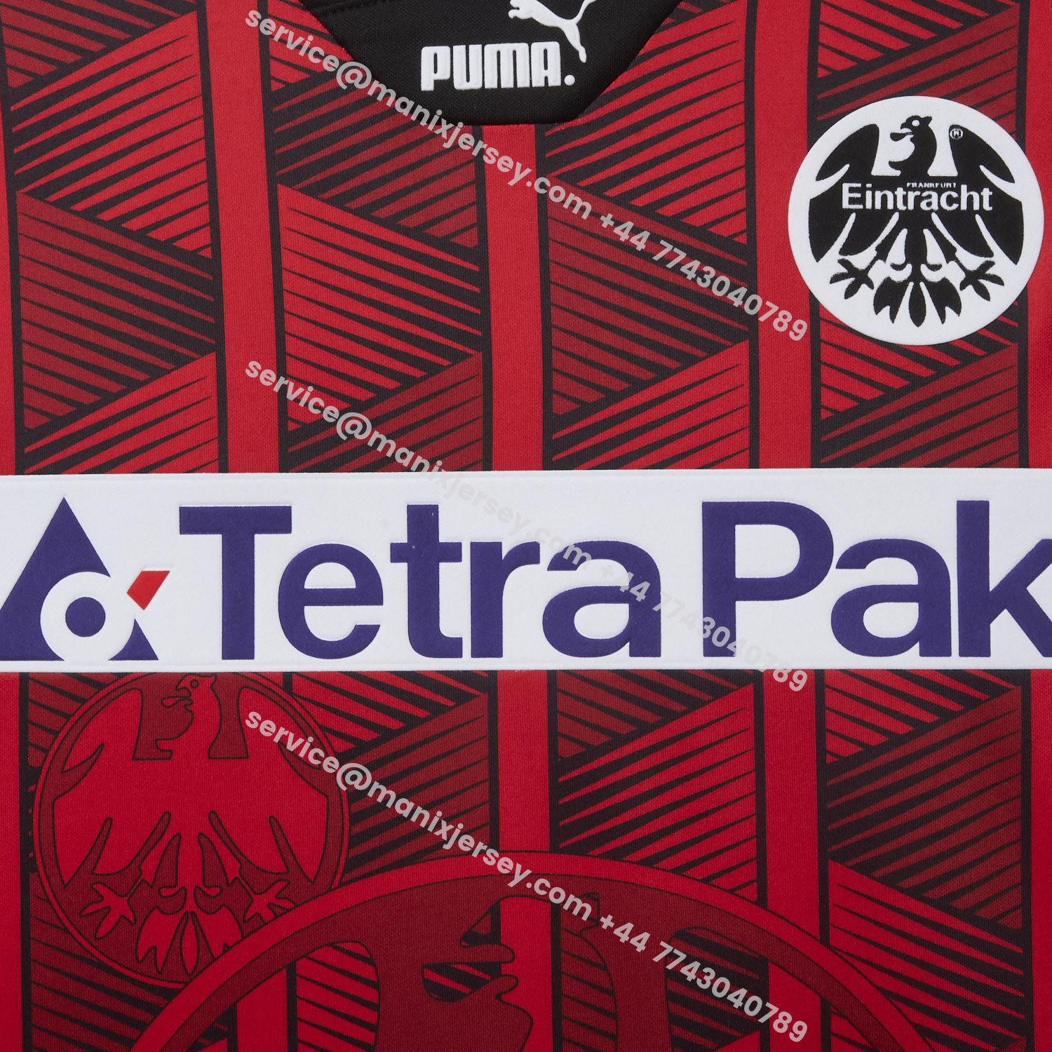 ManixJersey.com | Retro Frankfurt 1995-96 Home Jersey -Customize Name, Number and Patch | Worldwide Shipping