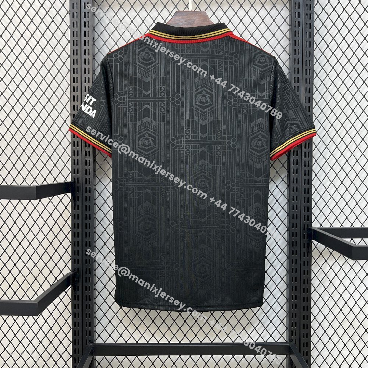 ManixJersey.com | Arsenal 25-26 Black POLO Throwback Trefoil Jersey - Fans Version -Customize Name, Number and Patch | Worldwide Shipping