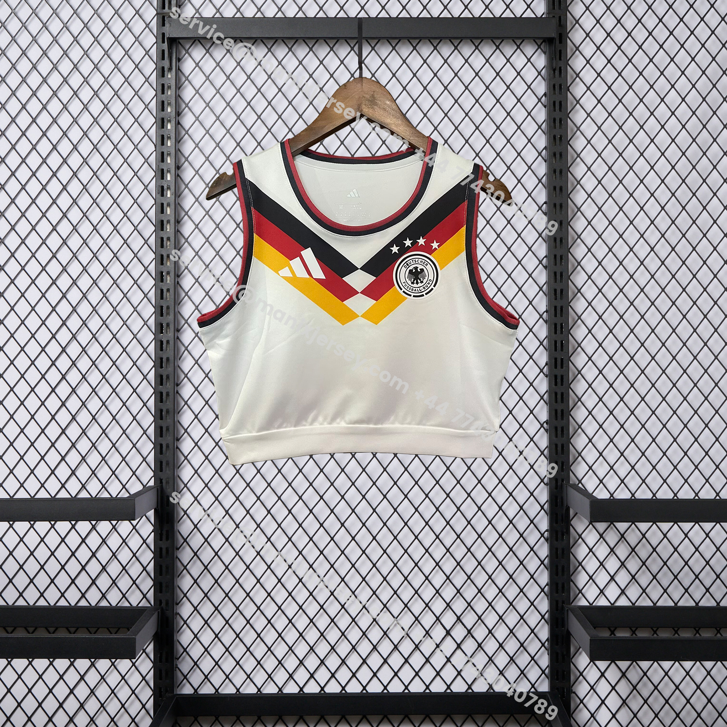 ManixJersey.com | Women's Germany 2026 Home Yoga Vest -Customize Name, Number and Patch | Worldwide Shipping