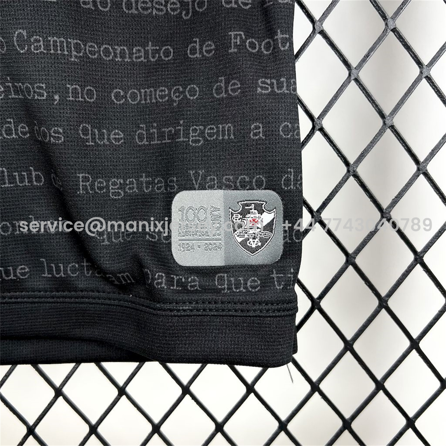 ManixJersey.com | Vasco da Gama 24-25 Black Special Edition Kids Kit -Customize Name, Number and Patch | Worldwide Shipping