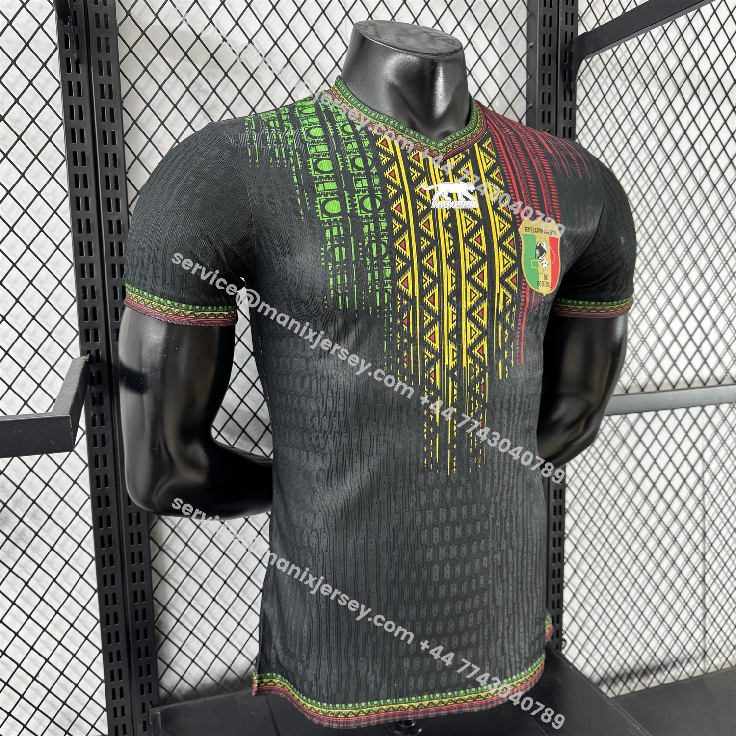 ManixJersey.com | Mali 2025 Third Black Jersey - Player Version -Customize Name, Number and Patch | Worldwide Shipping