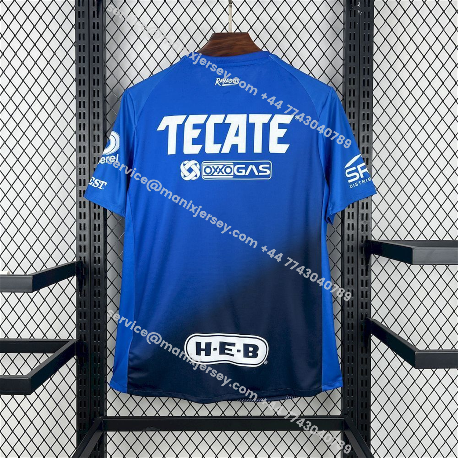 ManixJersey.com | Rayados Monterrey 25-26 Third Blue Jersey - Fans Version -Customize Name, Number and Patch | Worldwide Shipping