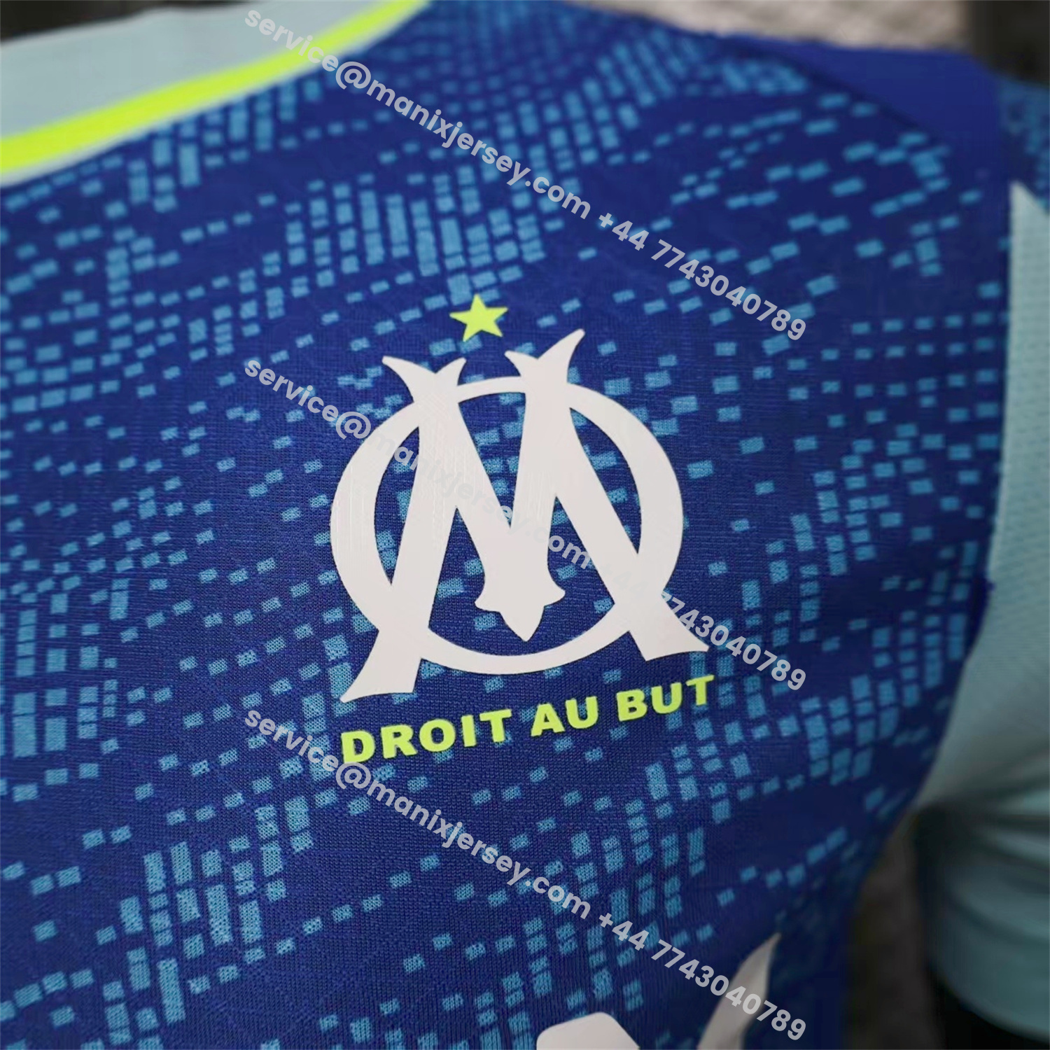 ManixJersey.com | Marseille 25-26 Third Jersey - Player Version -Customize Name, Number and Patch | Worldwide Shipping