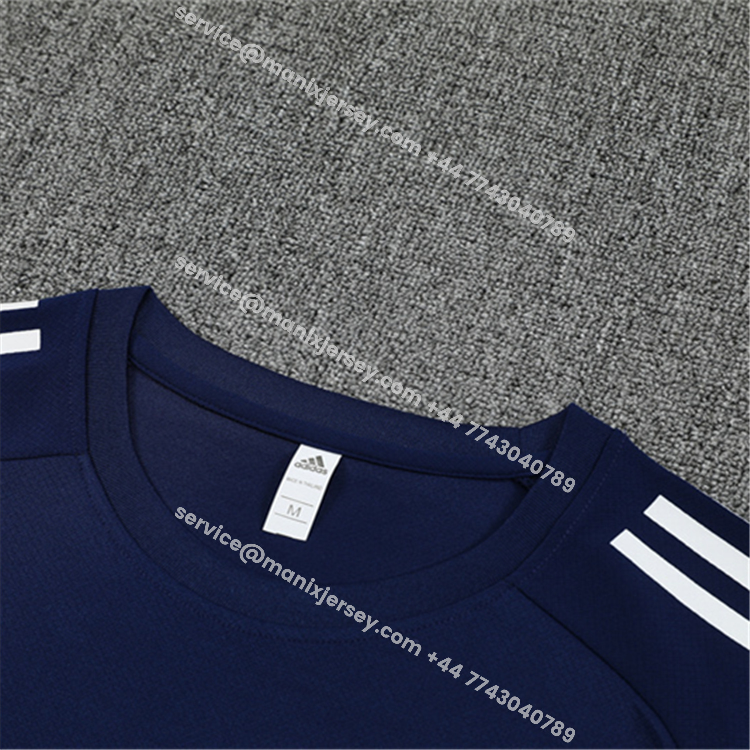 ManixJersey.com | Real Madrid 25-26 Short-Sleeve Training Set - Royal Blue Top & Royal Blue Shorts -Customize Name, Number and Patch | Worldwide Shipping