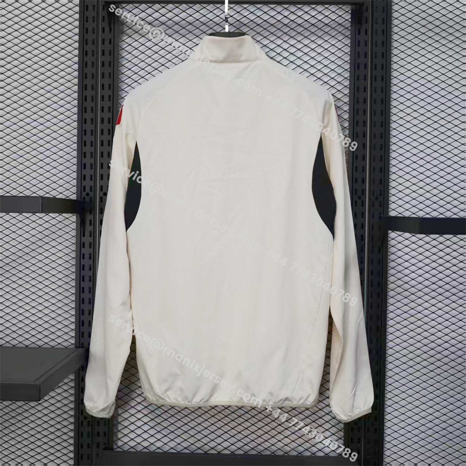 ManixJersey.com | Liver.pool 25-26 White Windbreaker Jacket - Deep Green -Customize Name, Number and Patch | Worldwide Shipping