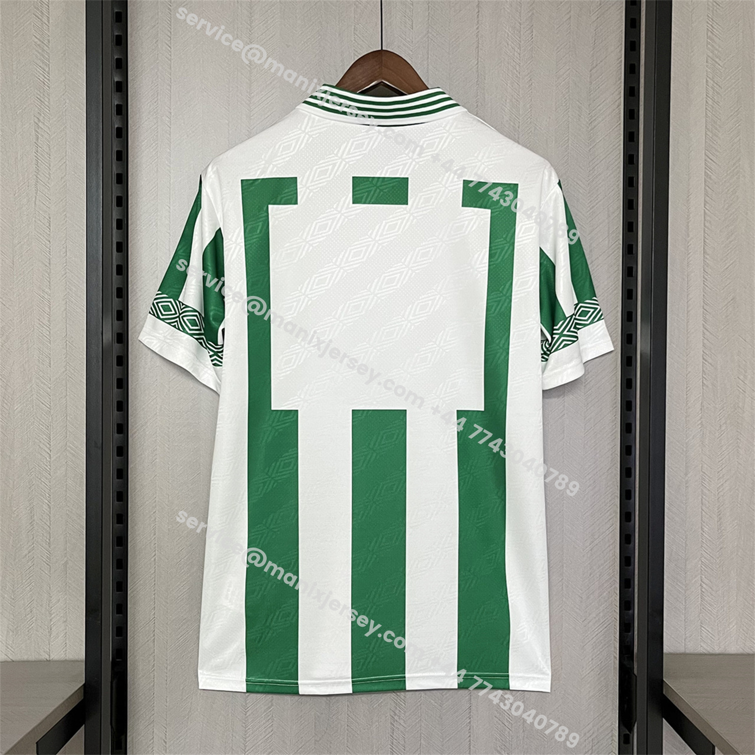 ManixJersey.com | Retro Corvado 1996-97 Home Jersey -Customize Name, Number and Patch | Worldwide Shipping