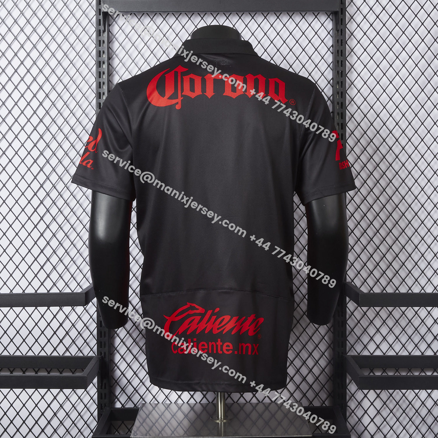 ManixJersey.com | Toluca 25-26 Third Black Jersey - Player Version -Customize Name, Number and Patch | Worldwide Shipping