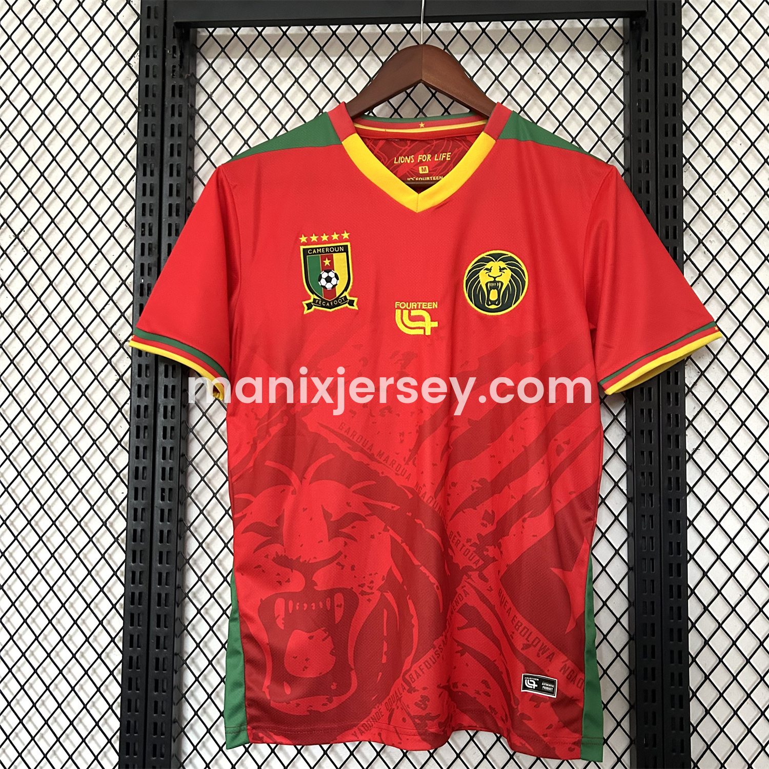 ManixJersey.com | Cameroon 25-26 Away Jersey - Fans Version -Customize Name, Number and Patch | Worldwide Shipping