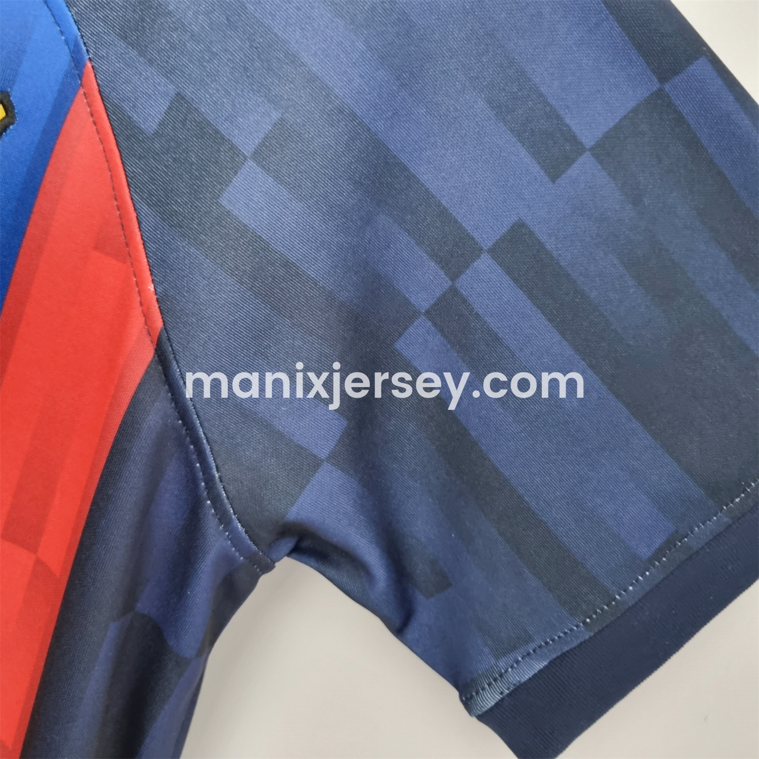 ManixJersey.com | Retro Barcelona 22-23 Home Jersey -Customize Name, Number and Patch | Worldwide Shipping
