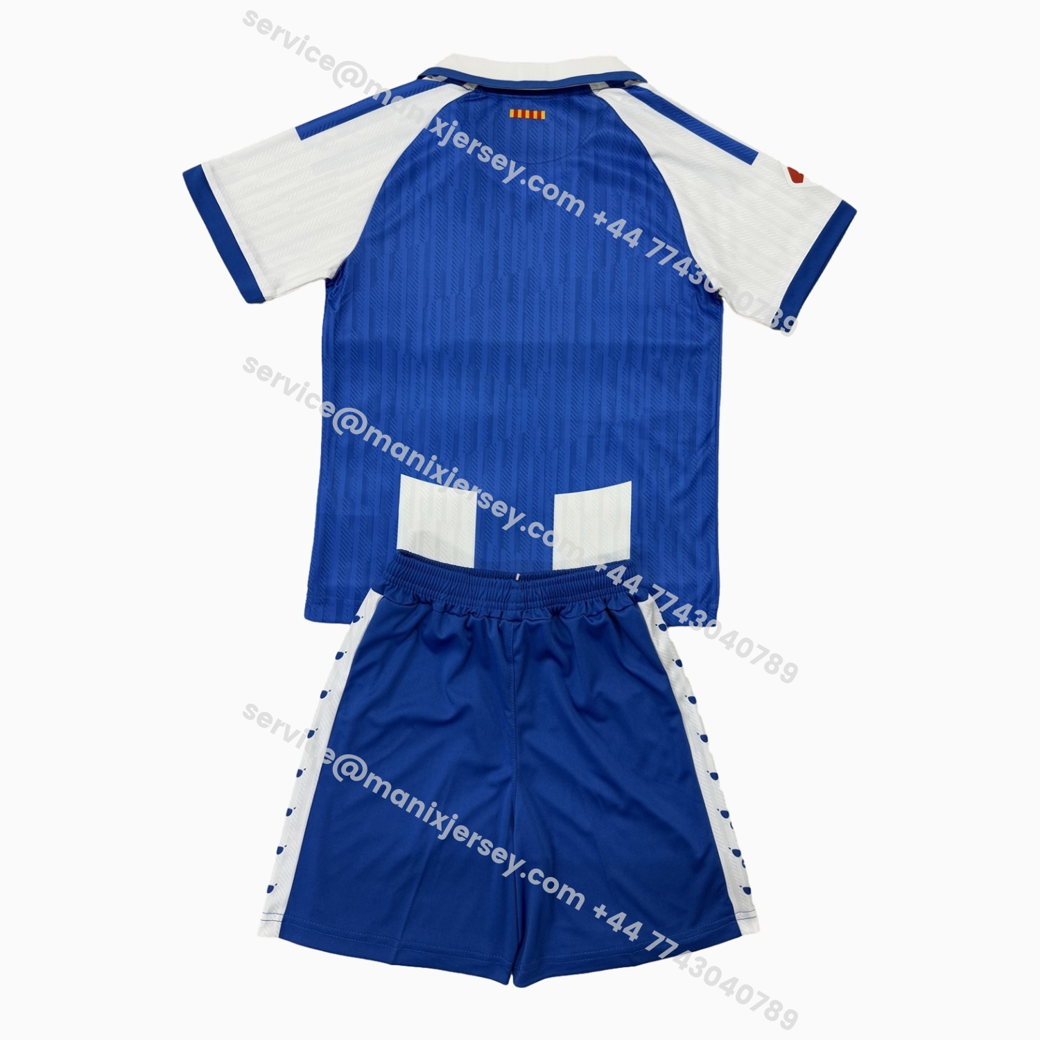ManixJersey.com | RCD Espanyol 25-26 Home Men's Adult Jersey Set - Fans Version -Customize Name, Number and Patch | Worldwide Shipping