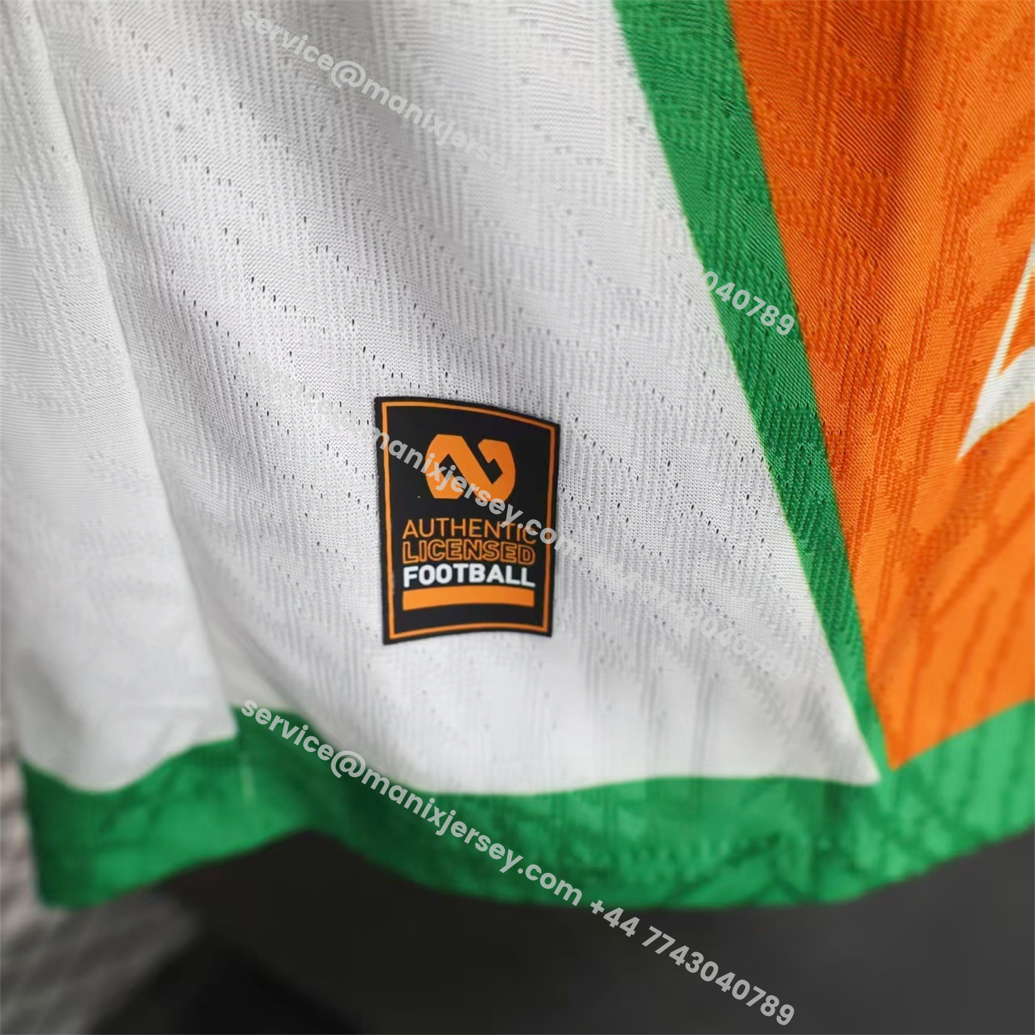 ManixJersey.com | Ivory Coast 25-26 Elephant And Kid Orange Jersey - Player Version -Customize Name, Number and Patch | Worldwide Shipping