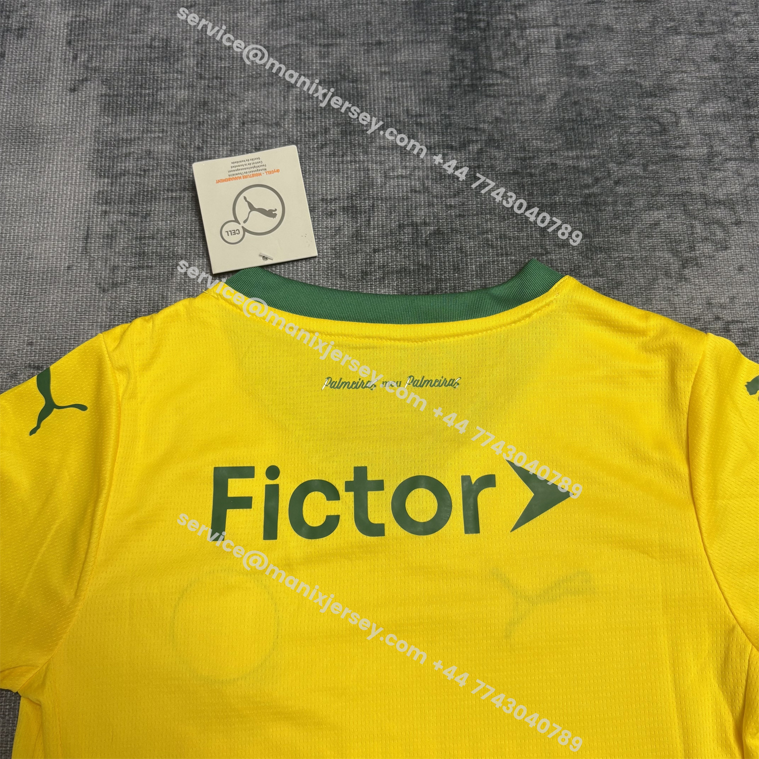 ManixJersey.com | Palmeiras 25-26 Third Yellow Kids Kit -Customize Name, Number and Patch | Worldwide Shipping