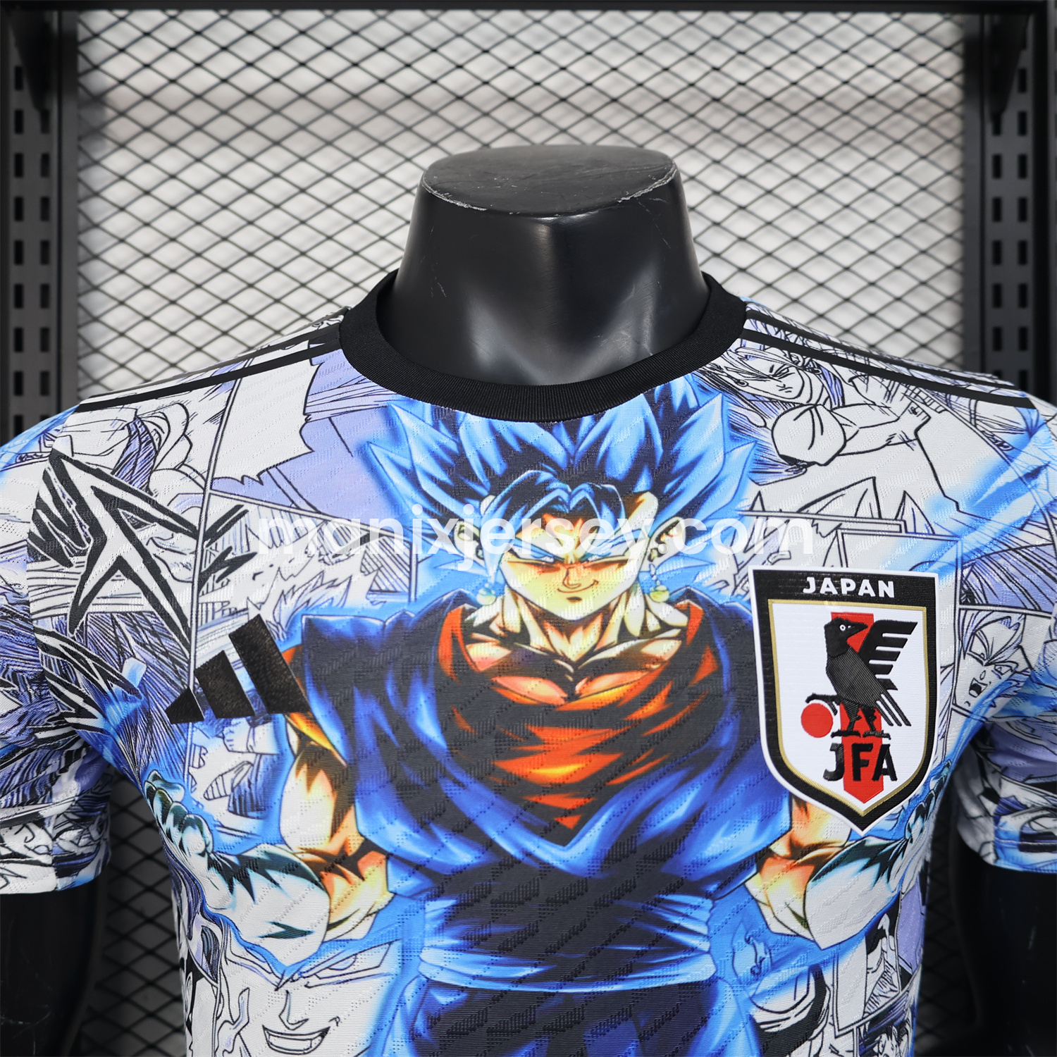 ManixJersey.com | Japan 25-26 Blue Super Saiyan God Special Edition Jersey - Player Version -Customize Name, Number and Patch | Worldwide Shipping