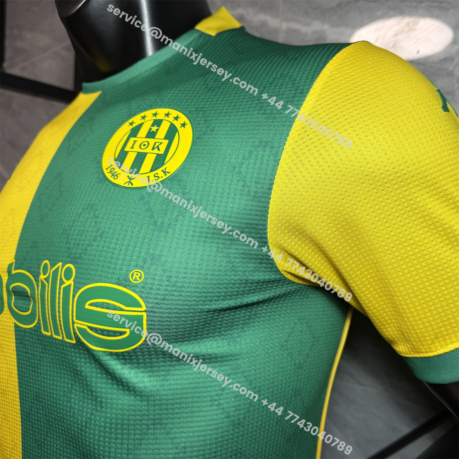 ManixJersey.com | JS Kabylie 25-26 Home Yellow And Green Jersey - Player Version -Customize Name, Number and Patch | Worldwide Shipping