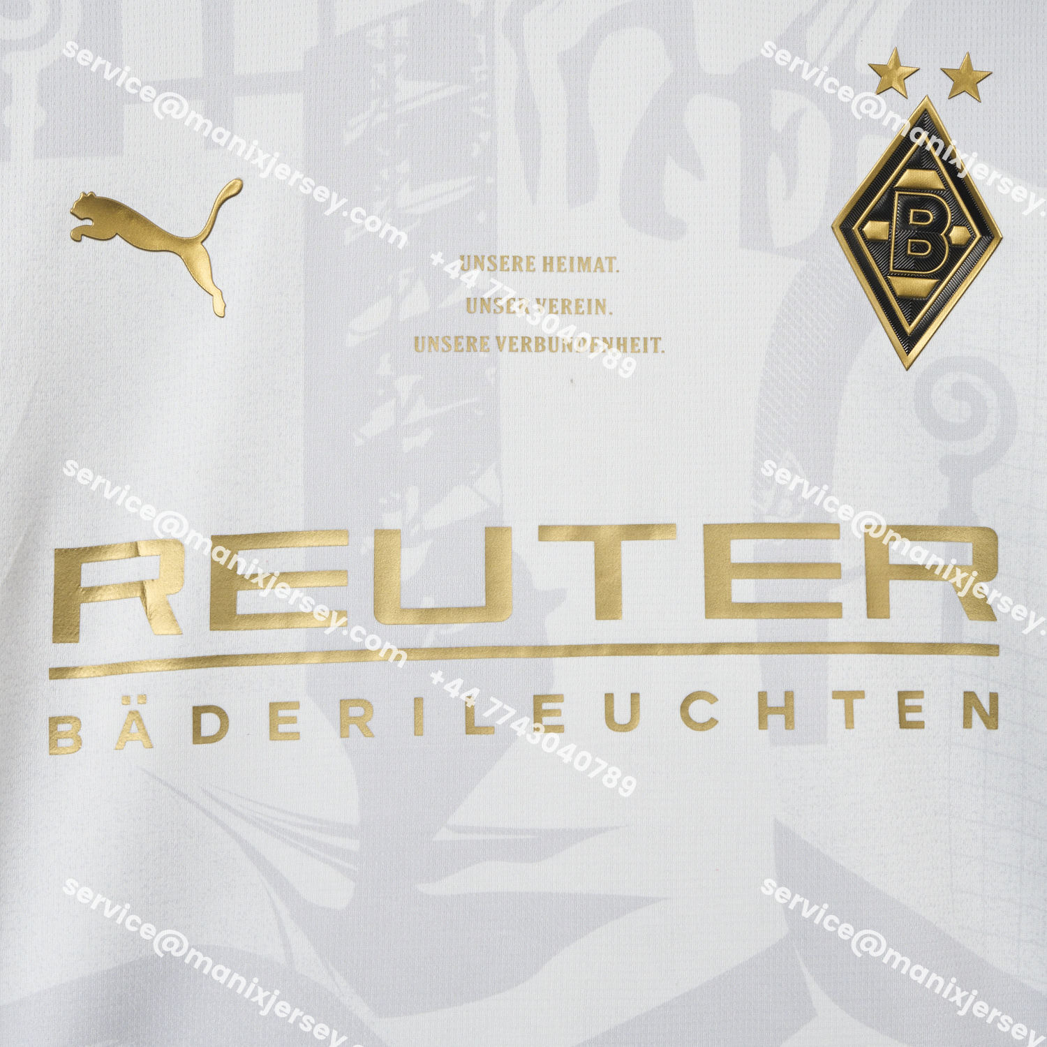 ManixJersey.com | Borussia Mönchengladbach 25-26 125-Year Anniversary Jersey - Fans Version -Customize Name, Number and Patch | Worldwide Shipping