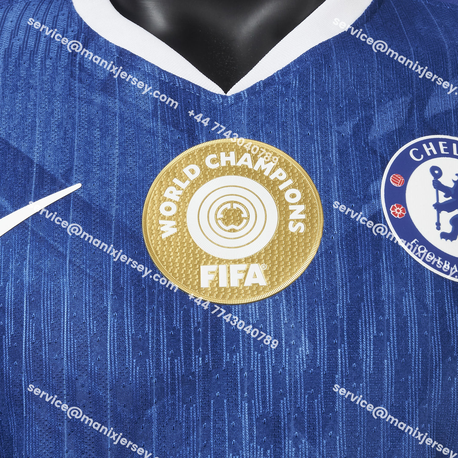 ManixJersey.com | C.H.E.L.S.E.A 25-26 Home Unsponsored Club World Cup Winner Jersey - Player Version -Customize Name, Number and Patch | Worldwide Shipping