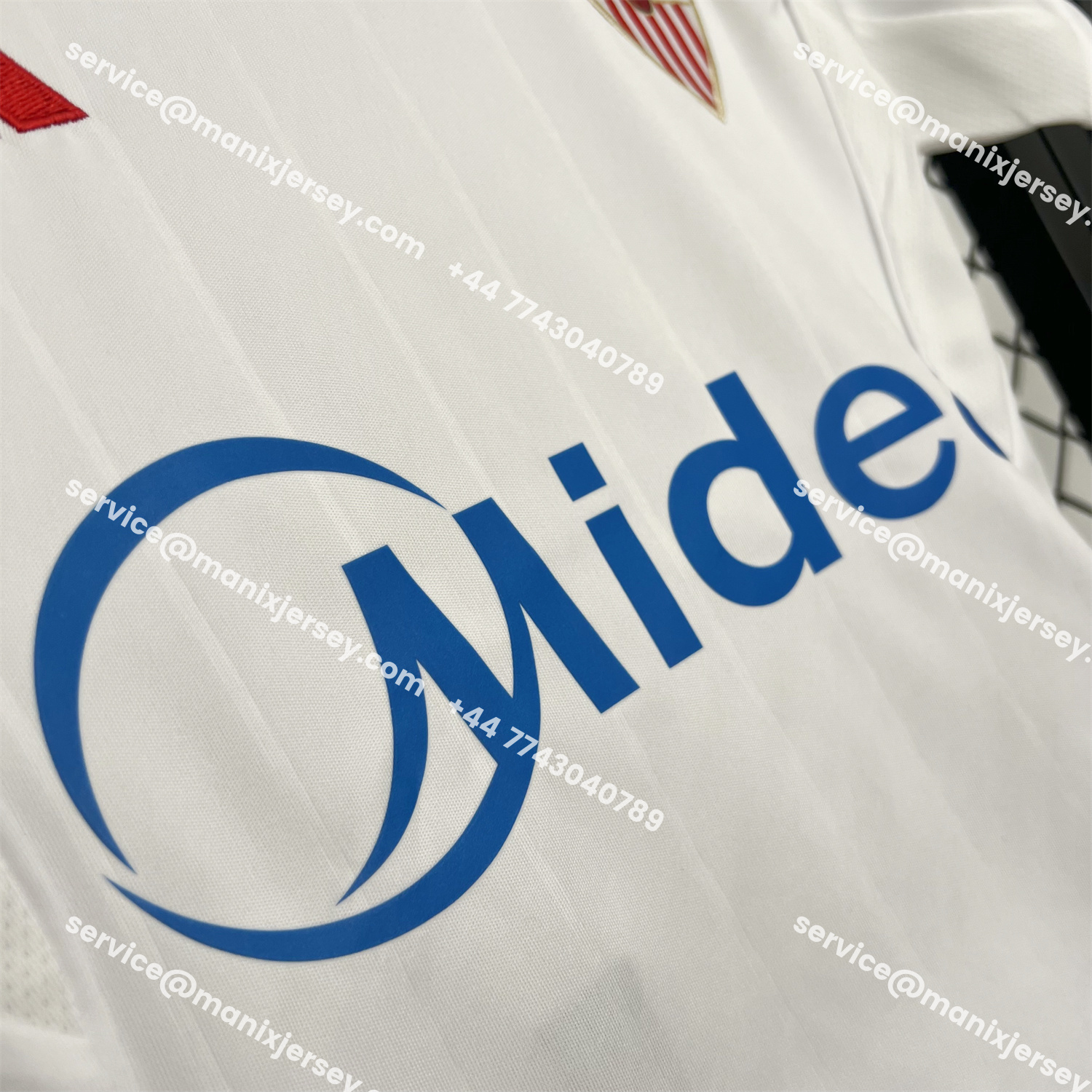 ManixJersey.com | Sevilla 25-26 Home Kids Kit -Customize Name, Number and Patch | Worldwide Shipping