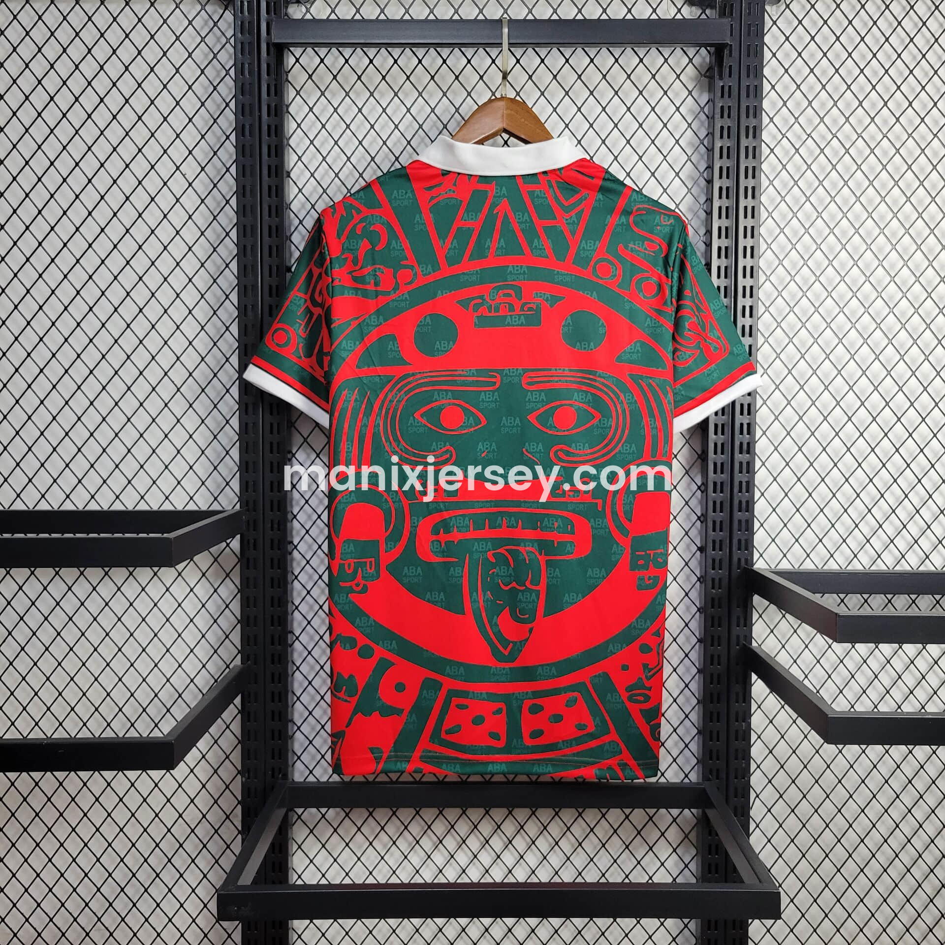ManixJersey.com | Retro Mexico 1997 Third Red Jersey -Customize Name, Number and Patch | Worldwide Shipping