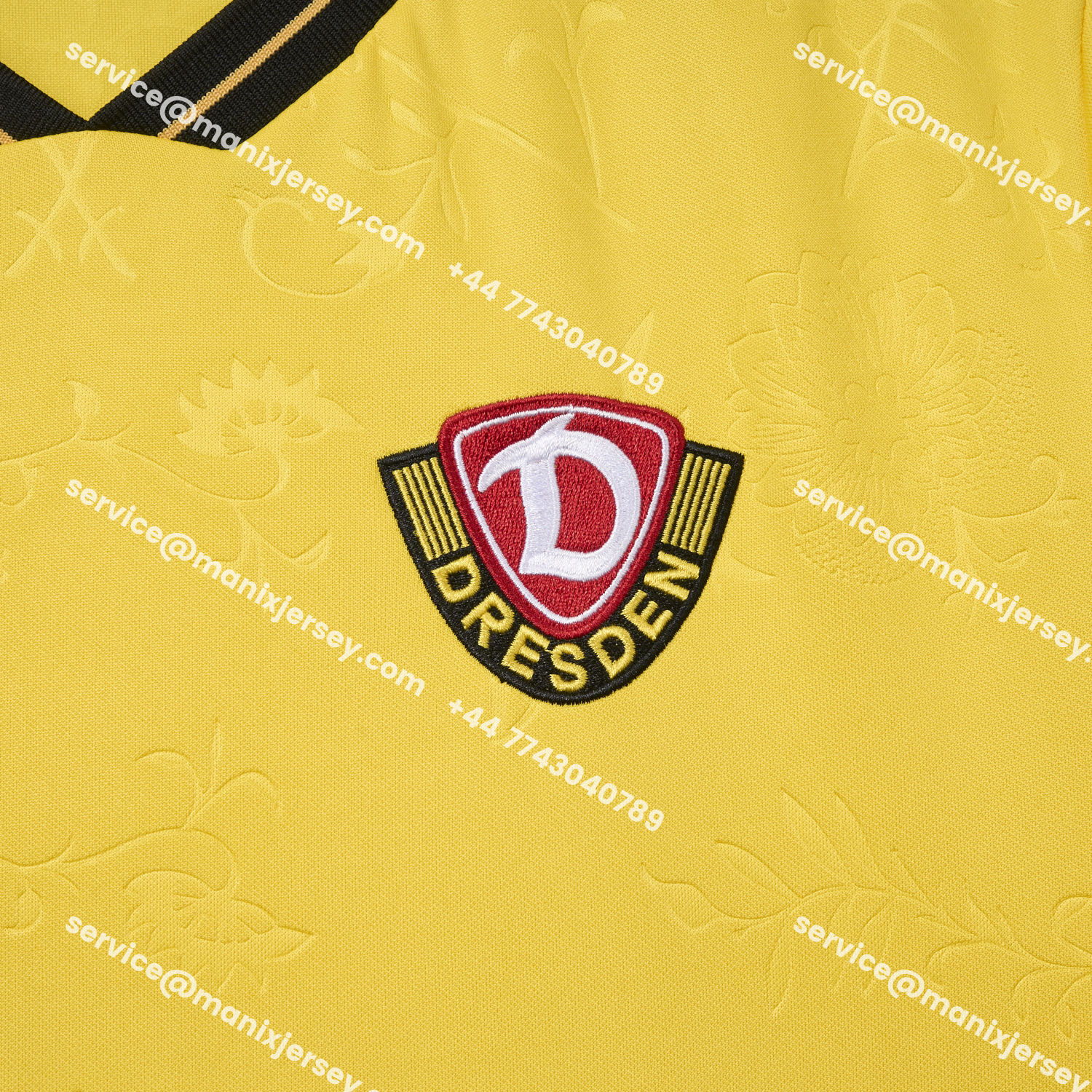 ManixJersey.com | Dynamo Dresden 25-26 Home Jersey - Fans Version -Customize Name, Number and Patch | Worldwide Shipping