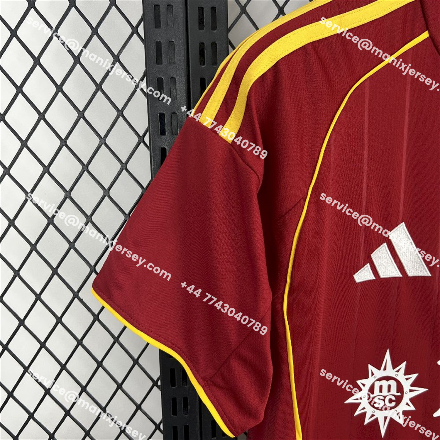 ManixJersey.com | Servette 25-26 Home Jersey - Fans Version -Customize Name, Number and Patch | Worldwide Shipping