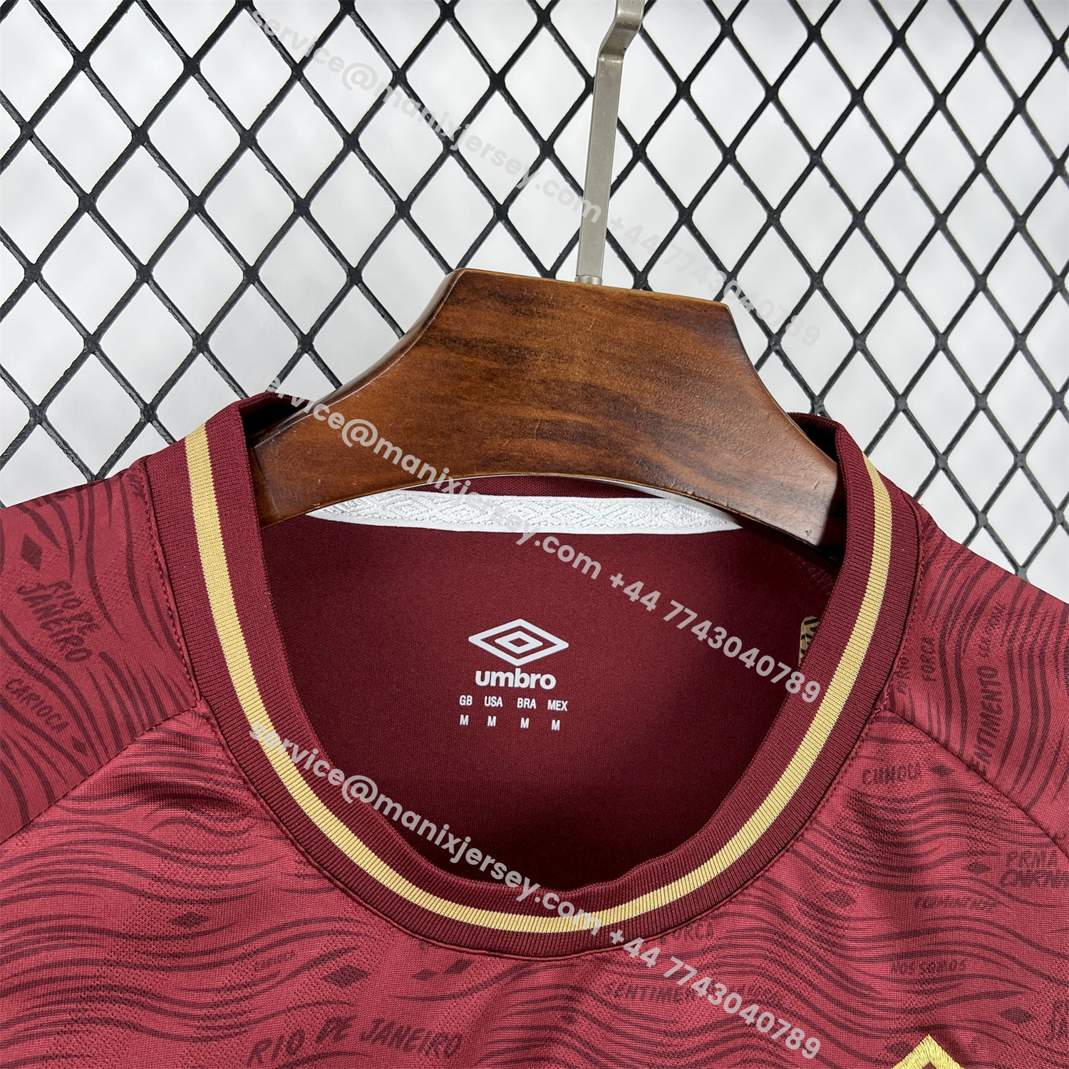 ManixJersey.com | Fluminense 25-26 Third Red Jersey - Fans Version -Customize Name, Number and Patch | Worldwide Shipping