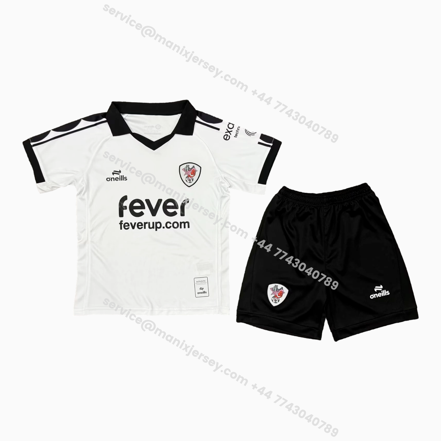 ManixJersey.com | Bristol City 25-26 Away White Kids Kit -Customize Name, Number and Patch | Worldwide Shipping