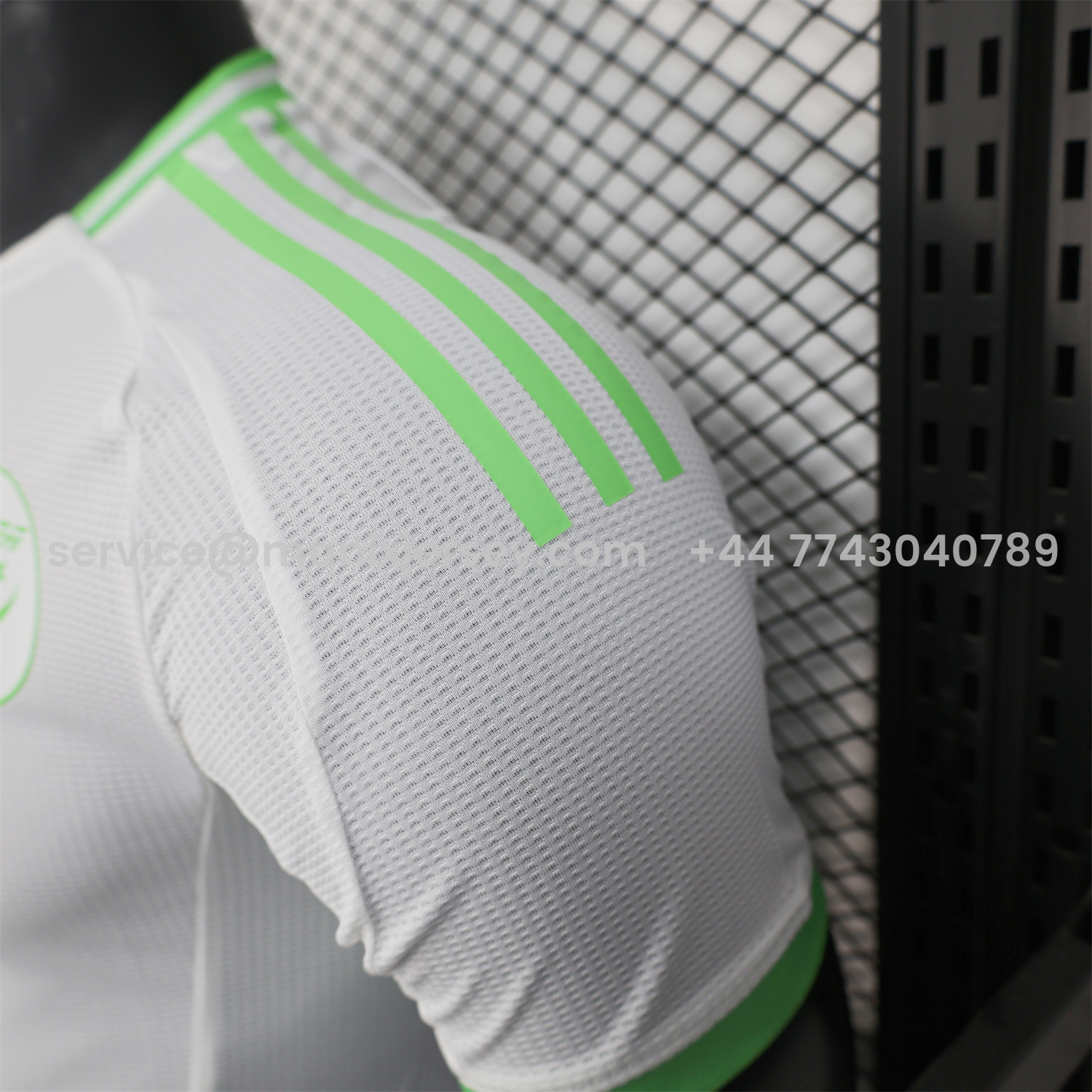 ManixJersey.com | Algeria 25-26 Whie Jersey with Green - Player Version -Customize Name, Number and Patch | Worldwide Shipping