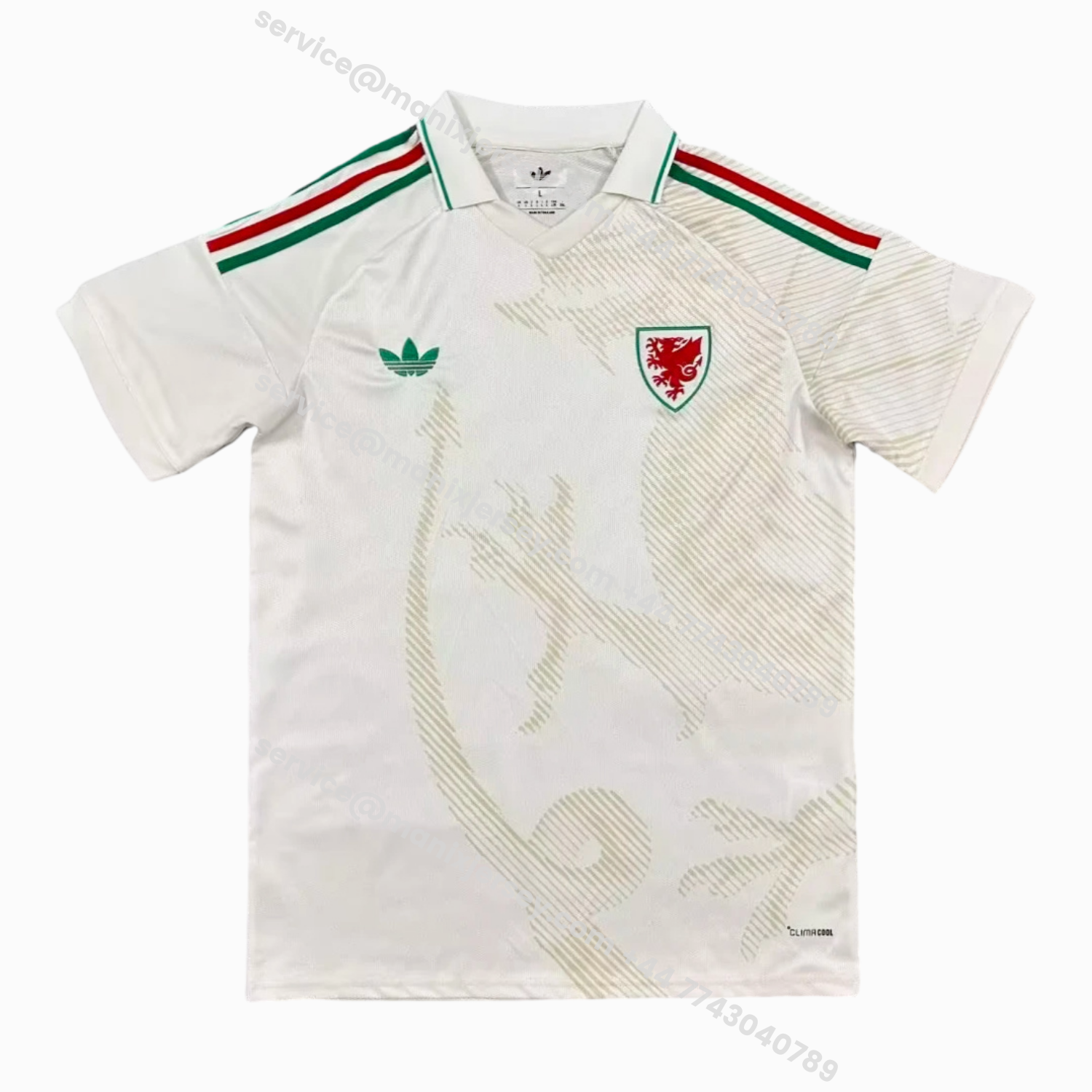 ManixJersey.com | Wales 2026 Away Jersey - Fans Version -Customize Name, Number and Patch | Worldwide Shipping