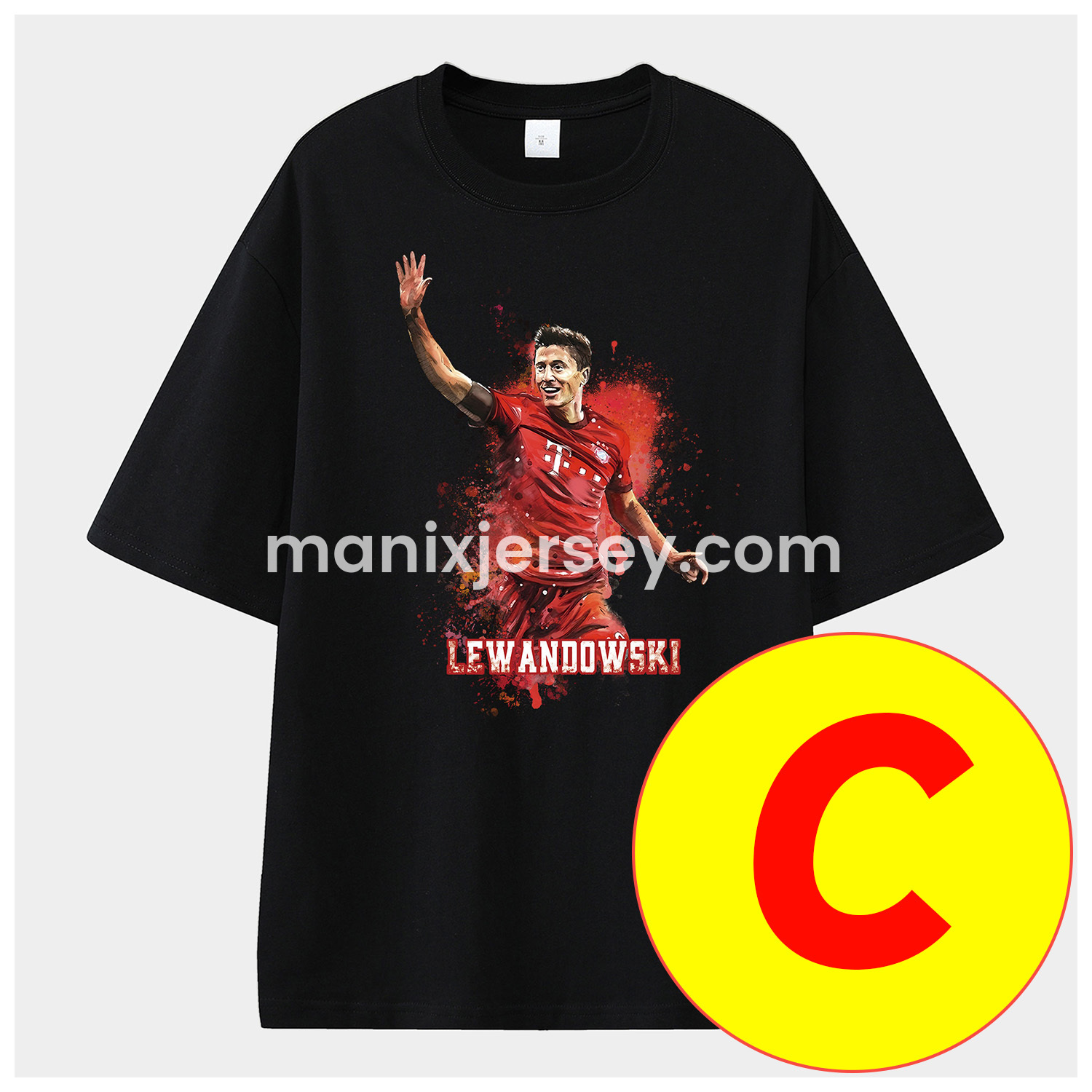 ManixJersey.com | Bayern Munich 125th Legendary Players Unisex Pure Cotton T-shirt -Customize Name, Number and Patch | Worldwide Shipping
