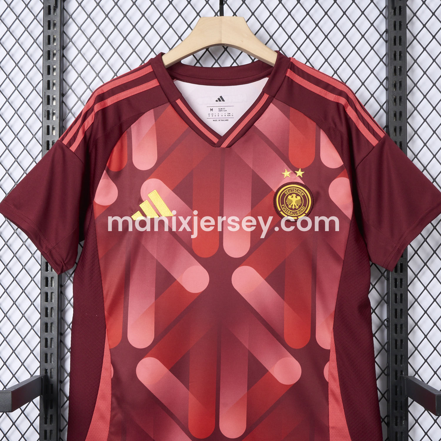 ManixJersey.com | Germany 2025 Women's Euro Away Jersey - Men's Fans Version -Customize Name, Number and Patch | Worldwide Shipping