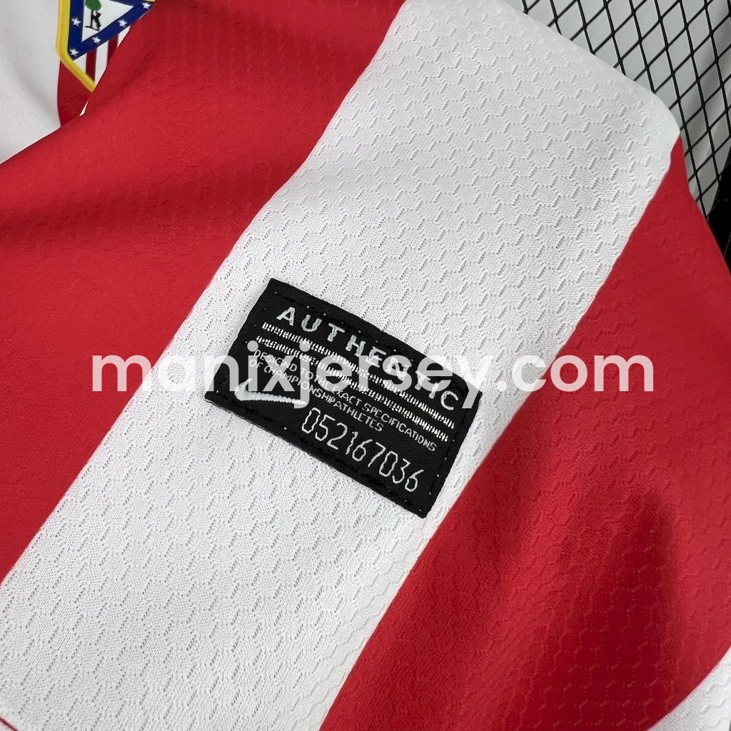 ManixJersey.com | Retro Atletico Madrid 2012-13 Home Jersey -Customize Name, Number and Patch | Worldwide Shipping