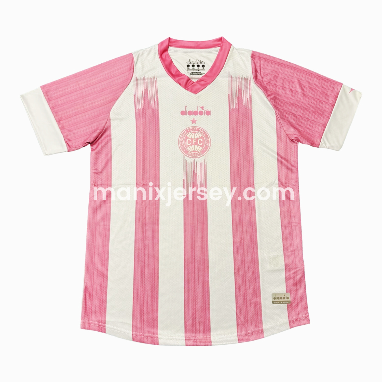 ManixJersey.com | Coritiba 24-25 Pink October Unsponsored Jersey - Fans Version -Customize Name, Number and Patch | Worldwide Shipping