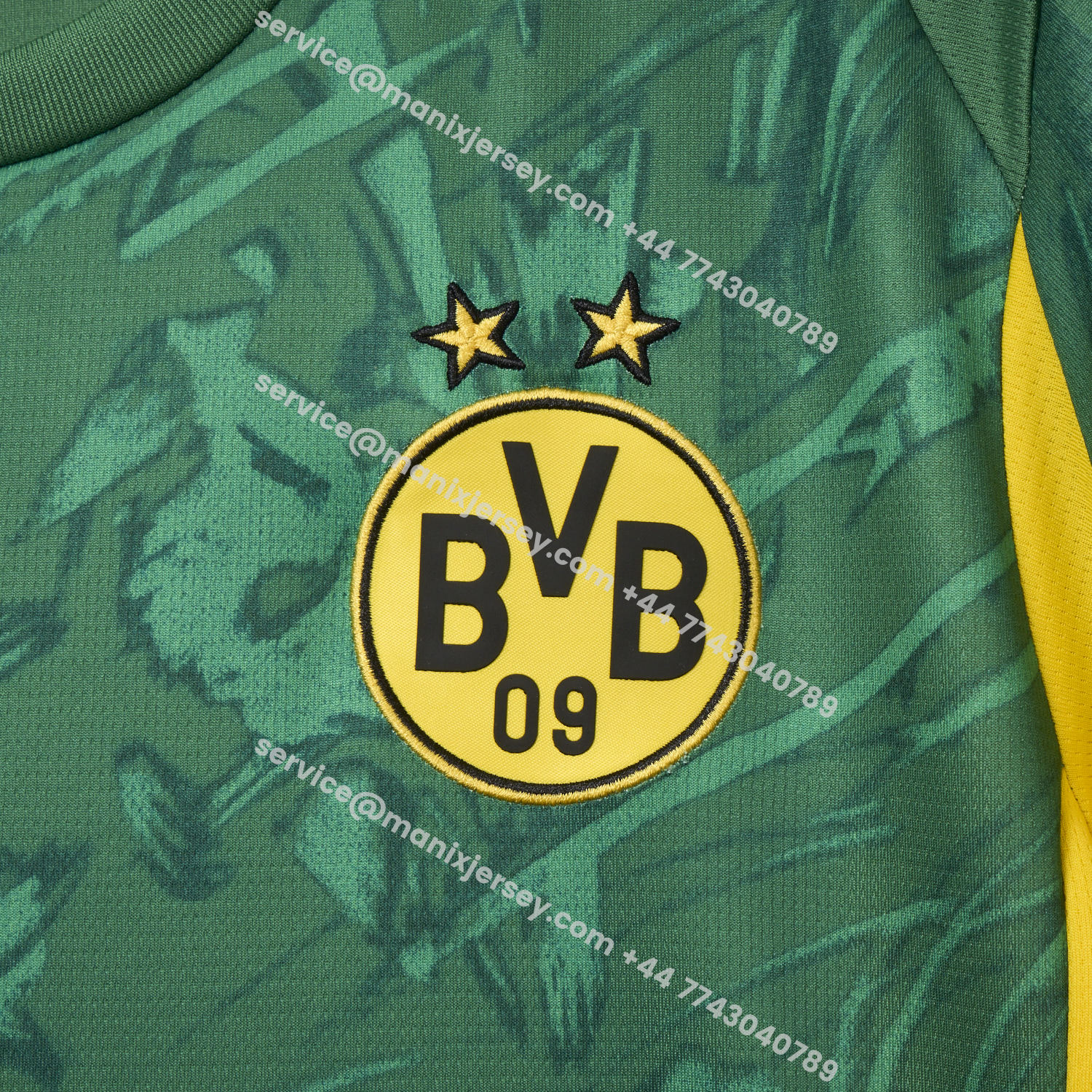 ManixJersey.com | Dortmund 25-26 Green Goalkeeper Jersey - Fans Version -Customize Name, Number and Patch | Worldwide Shipping