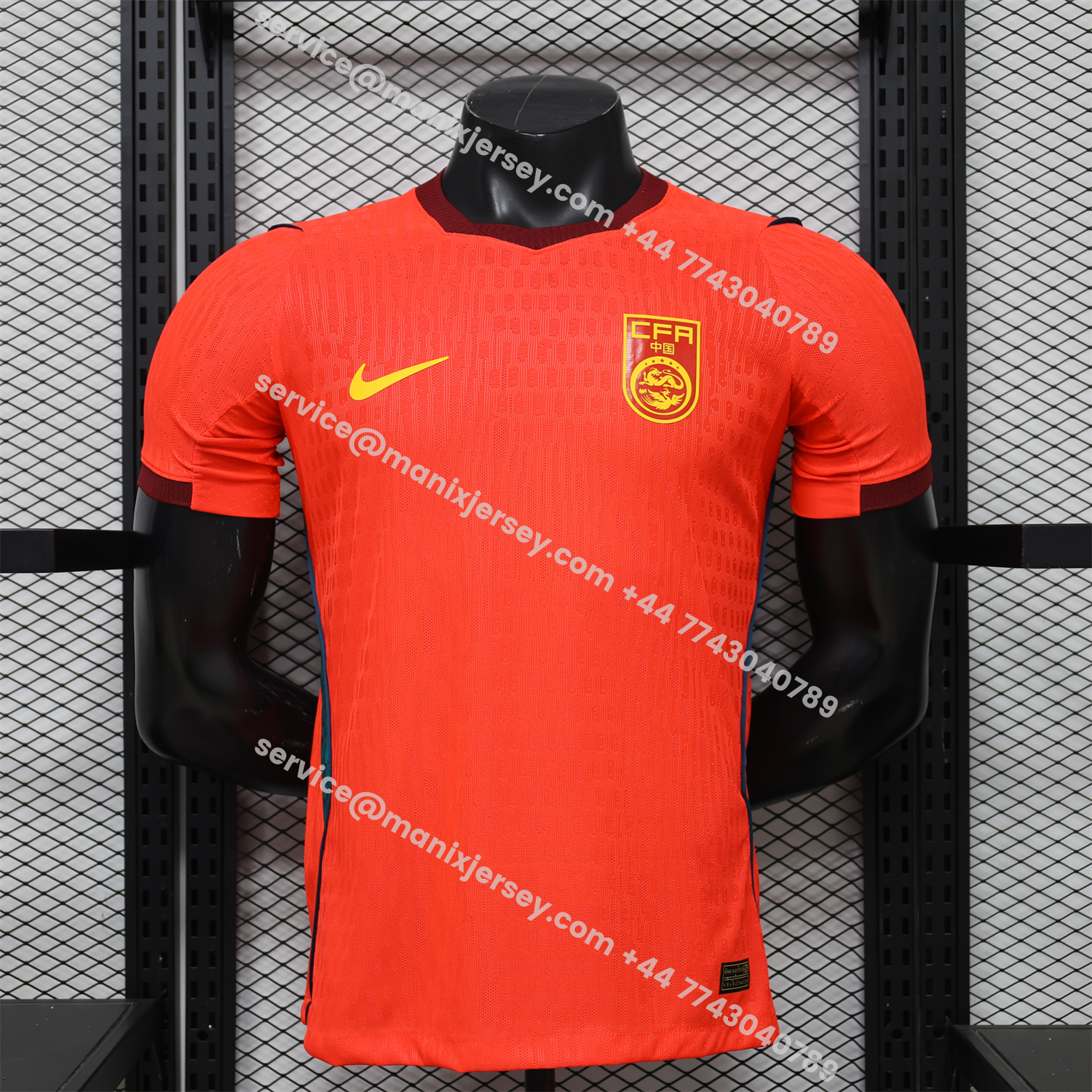 China 2026 Home Jersey - Player Version:football jersey mysite: unitedjerseyfootball 邓江浪:football