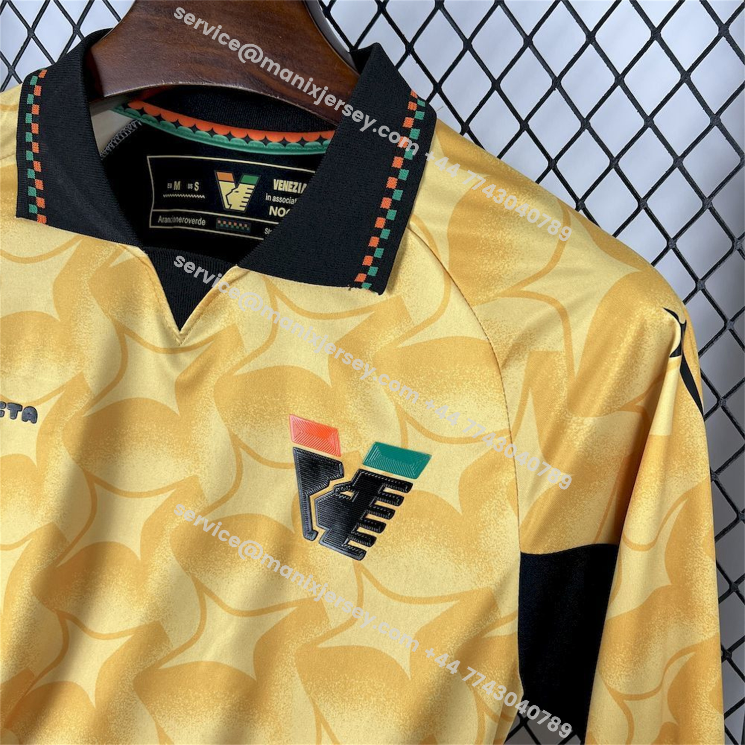 ManixJersey.com | Venezia FC 25-26 Goalkeeper Yellow Unsponsored Long Sleeves Jersey - Fans Version -Customize Name, Number and Patch | Worldwide Shipping