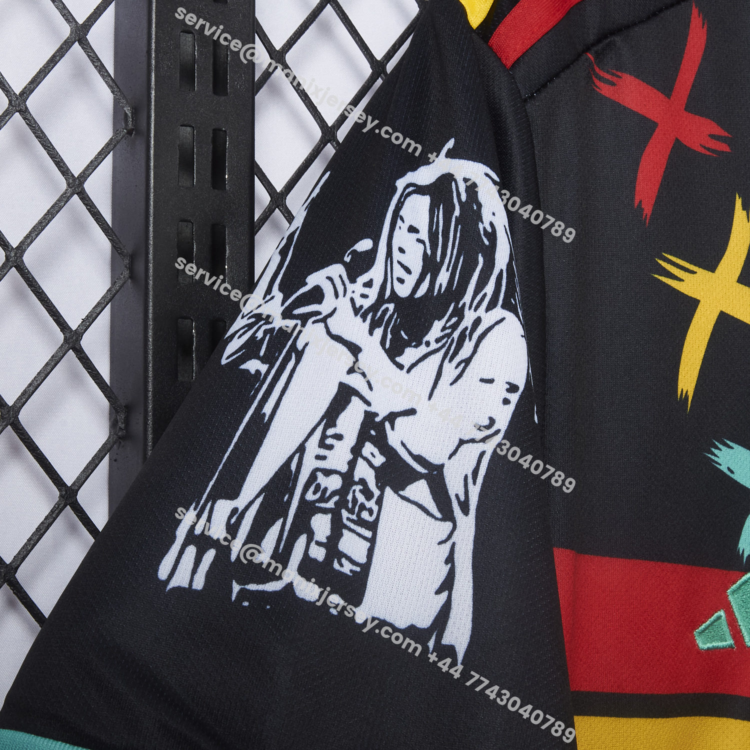 ManixJersey.com | Ajax 25-26 Graffiti Special Jersey - Fans Version -Customize Name, Number and Patch | Worldwide Shipping