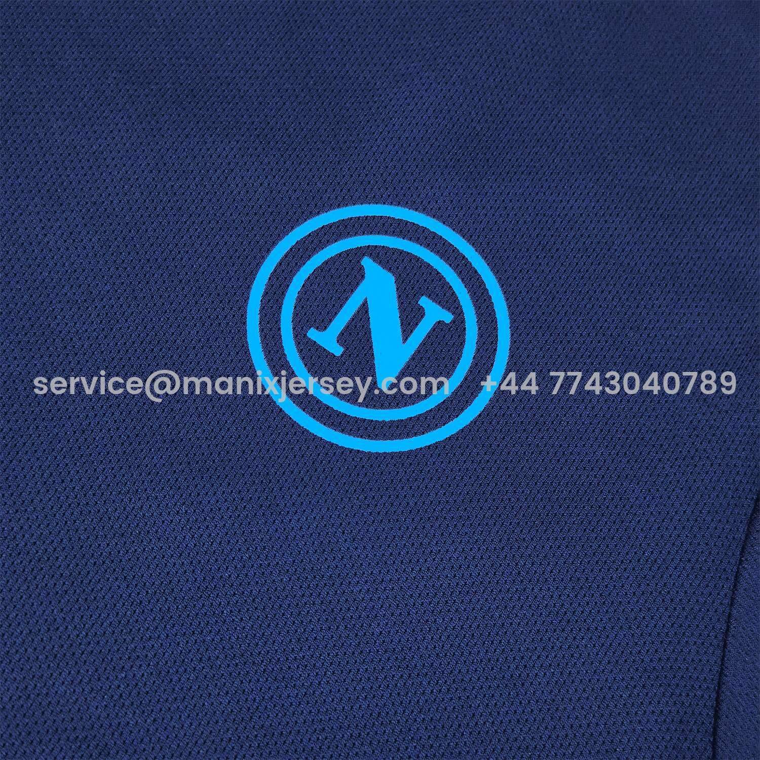 ManixJersey.com | Napoli 25-26 KDB Special Commemorative Blue T-Shirt -Customize Name, Number and Patch | Worldwide Shipping